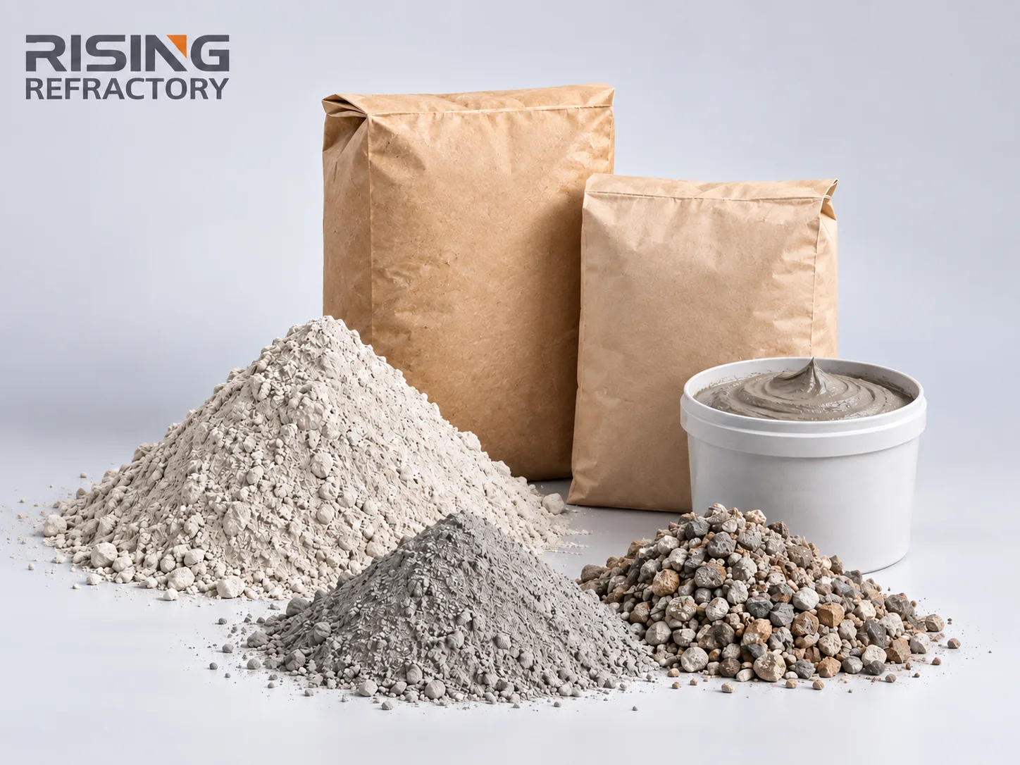 RISING monolithic refractory materials
