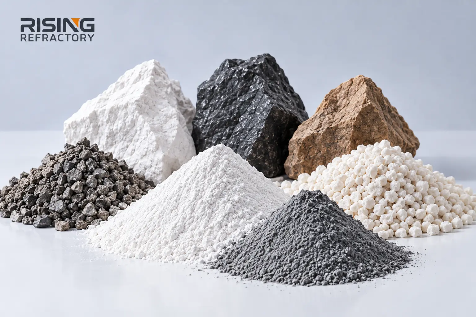 RISING refractory raw materials
